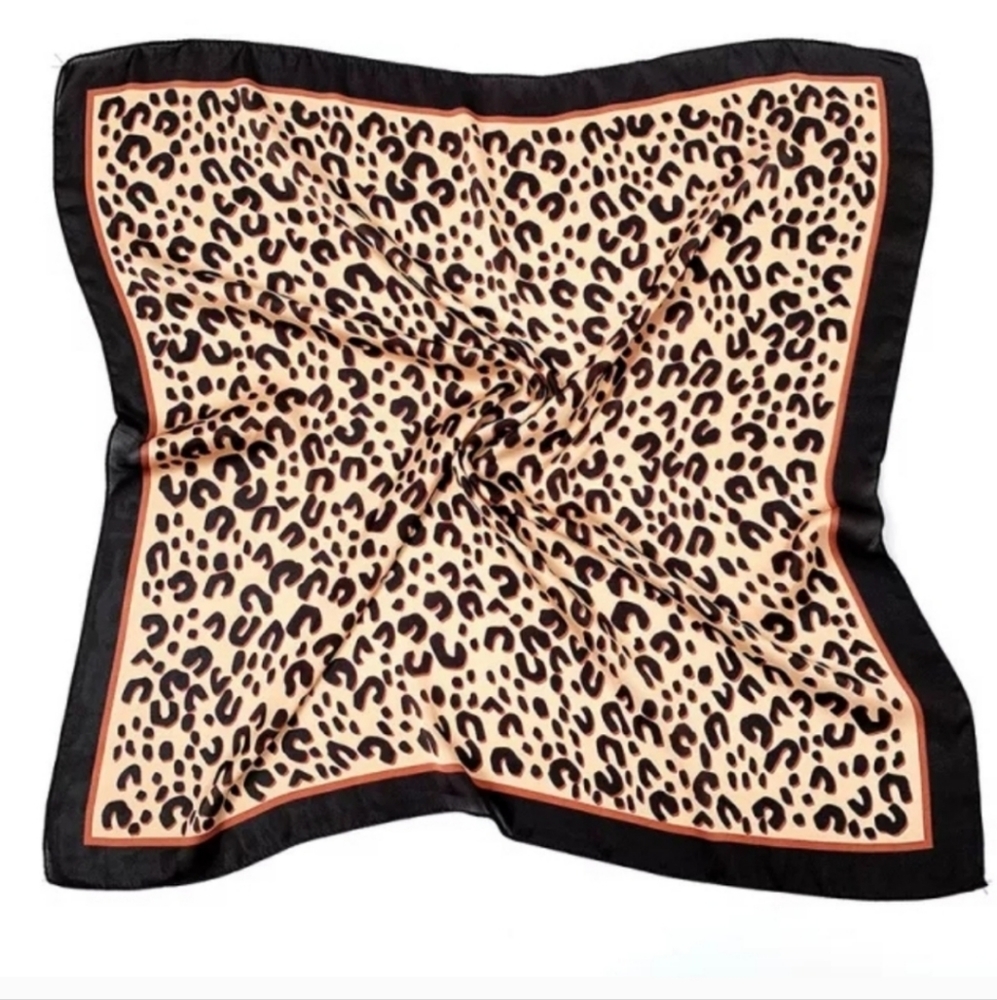 Soft Silky Fun Scarf For Head Hair Bag Neck